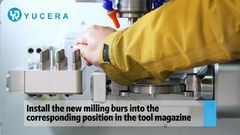 【新製品】YRC-8S 金属歯科用ミリングマシン ミリングバーの取り付けチュートリアル