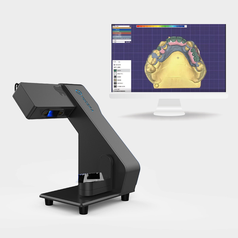 YUCERA歯科ラボスキャナー CAD CAM 3D自動スキャニング 20s スキャン時間 2 x 3.0MP カメラ解像度