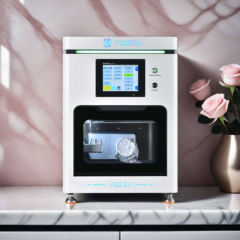 5 Axis Dental Milling Machine 60,000 RPM 7 Tool Capacity for Zirconia