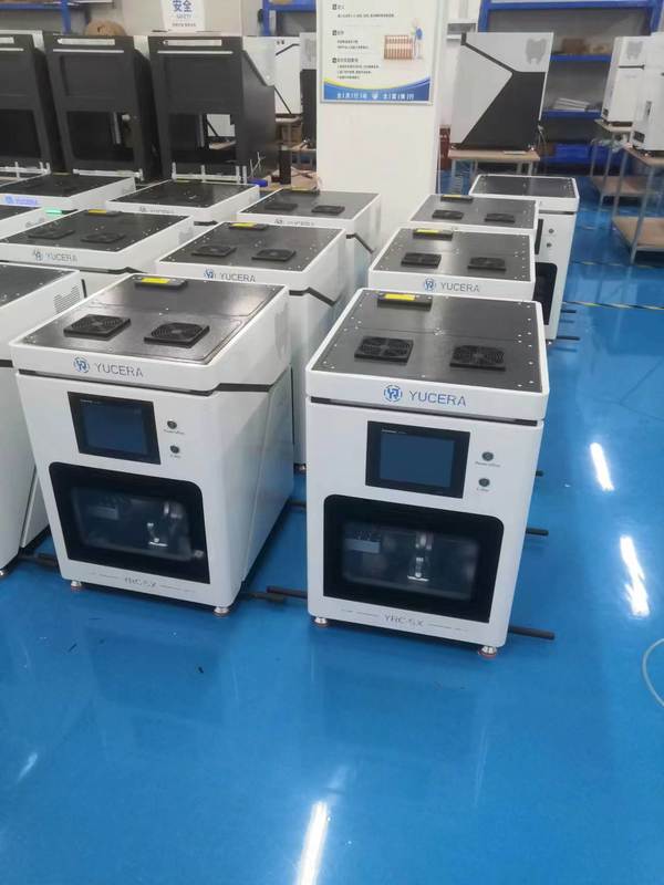 Dental Milling Machine 5 Axi Titanium Abutmentment  YUCERA-6Xcadcam Dental Lab Wet Milling Machine for Lithium Disilicate,