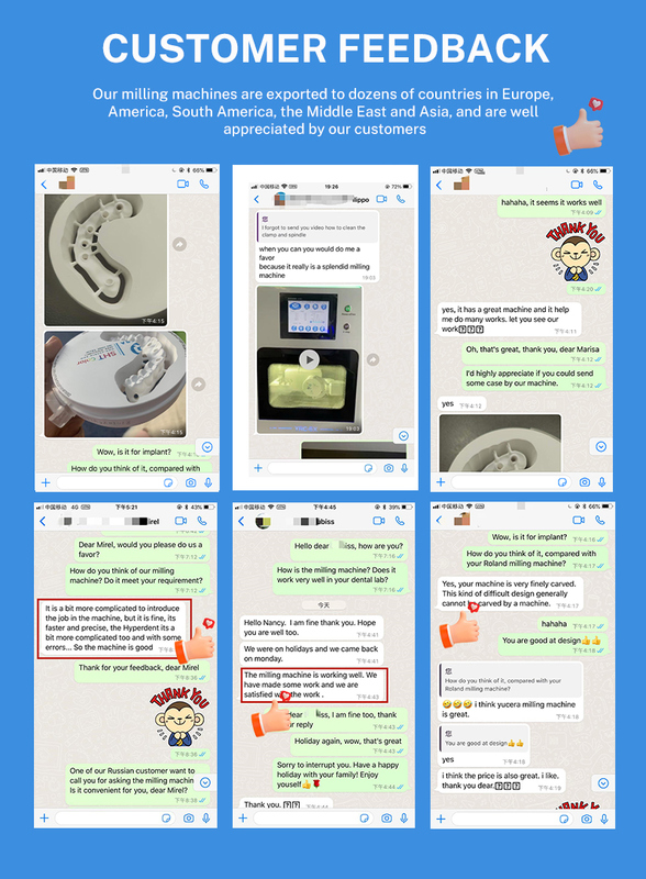 Yucera ベンチトップ歯科用CNCミリングマシン CAD CAM 5軸 ジルコニア金属ミリングラボツール 中国OEM