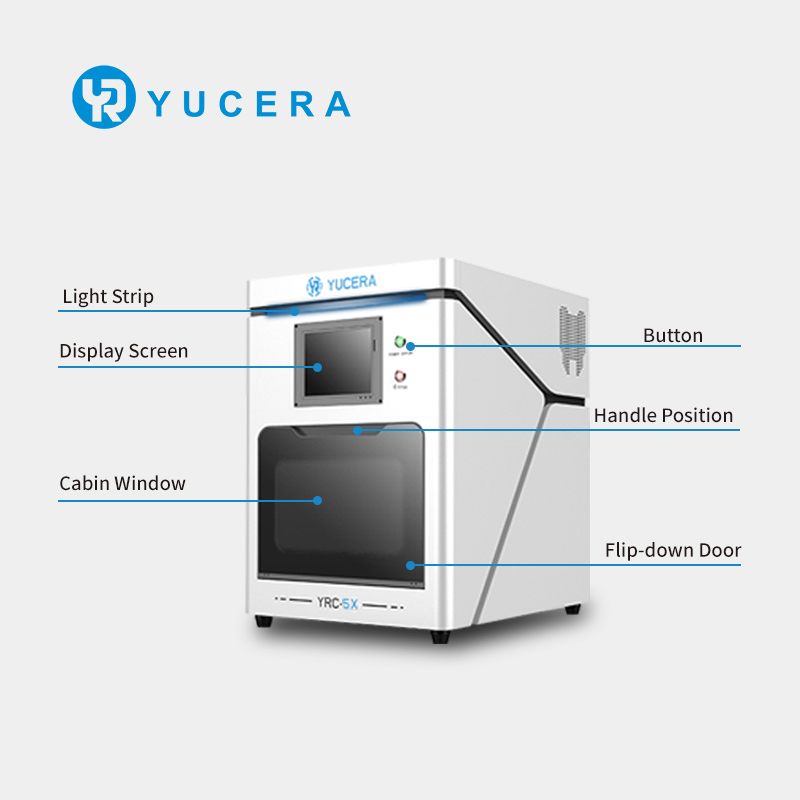 Yucera コンパクト歯科ラボ設備 5軸 CAD/CAM ミーリングマシン 小クラウン＆ブリッジ製作用