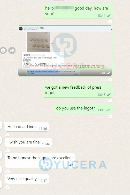 Yuceraインゴットブロックプレスインゴットブロック、歯科修復用、CE ISO認証取得、ラボ用、クリニック用、優れた審美性