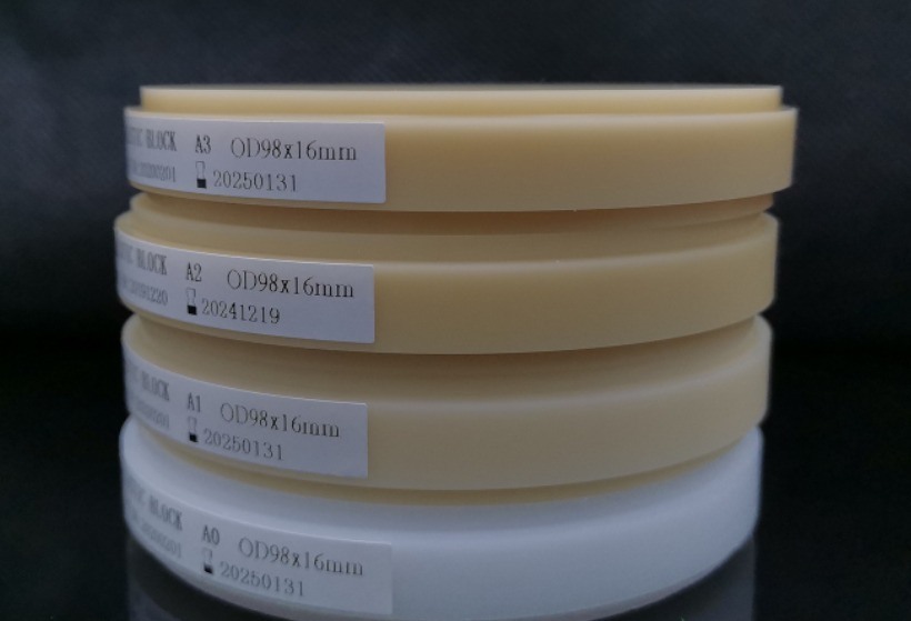 Yucera Pmma Multilayer 98mm Dental Materials Products CAD CAM Pmma Disc