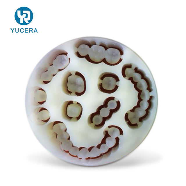 Yucera Dental Materials PMMA (レジンディスク) ブロック 審美性に優れた修復のためのジルコニアディスク