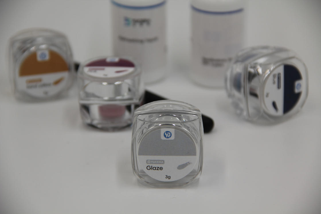 Yucera Dental Lab Essentials18-Color Ceramic Zirconia Staining & Glazing Kit for Customized Teeth