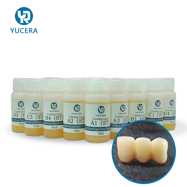 Solutions Yucera 18色セラミックジルコニアステインキット ナチュラルグロー デンタルラボクリエーション用