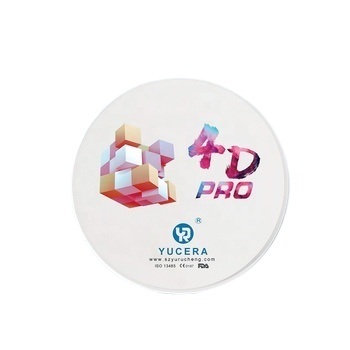 歯科用ジルコニアブロック YUCERA 4D Pro (1200MPa/43-57% Trans.) | 6層バイオミメティック技術