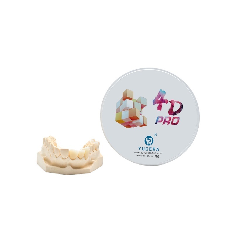 歯科用ジルコニアブロック YUCERA 4D Pro (1200MPa/43-57% Trans.) | 6層バイオミメティック技術