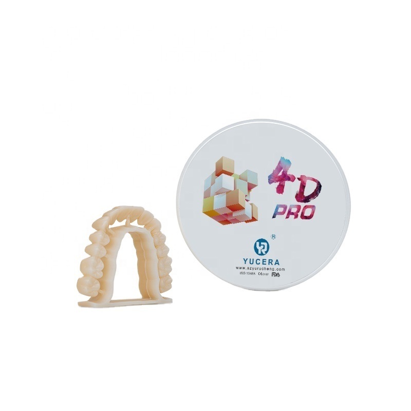 歯科用ジルコニアブロック YUCERA 4D Pro (1200MPa/43-57% Trans.) | 6層バイオミメティック技術